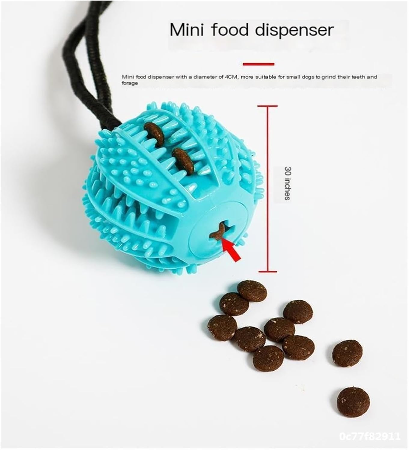 Interactive Suction Cup Chew Ball with Food Dispenser (L)