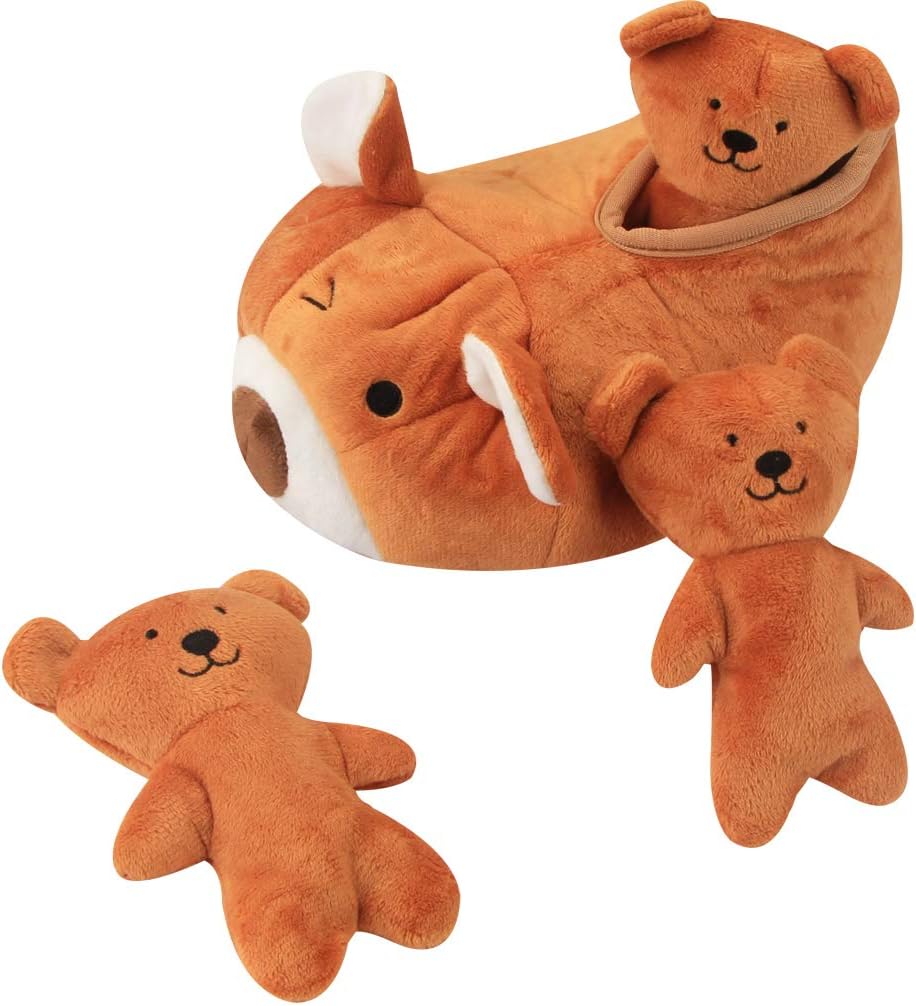 Plush Dog Toy Squeaky Bear