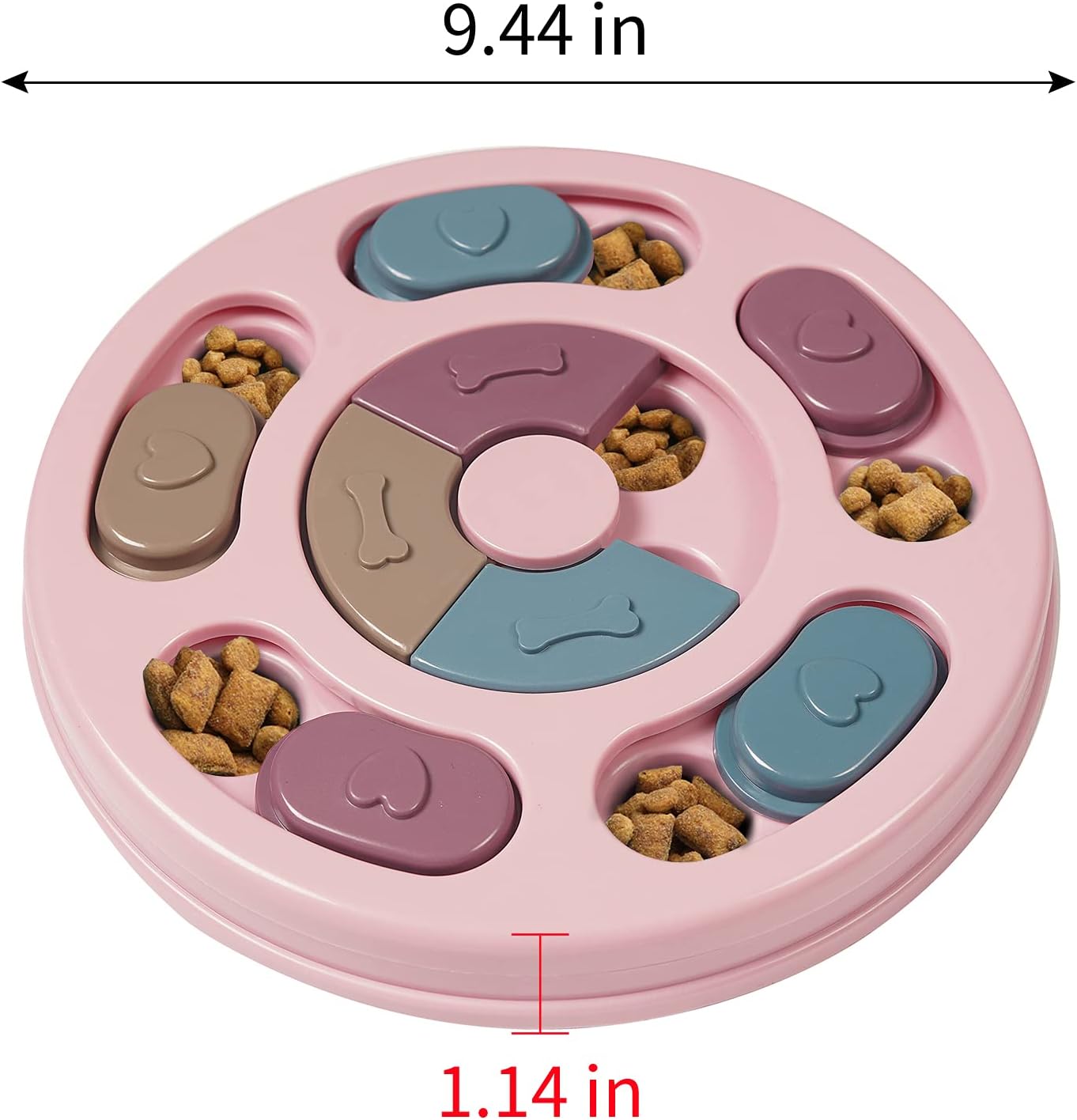 Dogs Food Puzzle Feeder Toys for IQ Training & Mental Enrichment