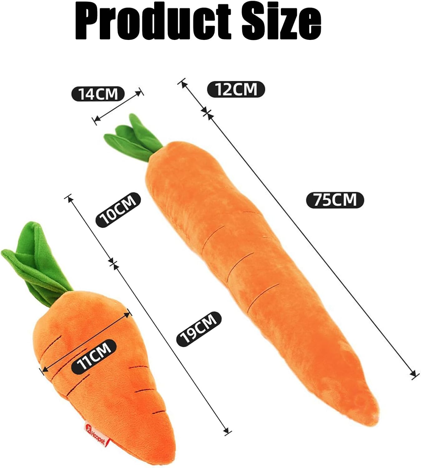 Calming Carrot Dog Toy