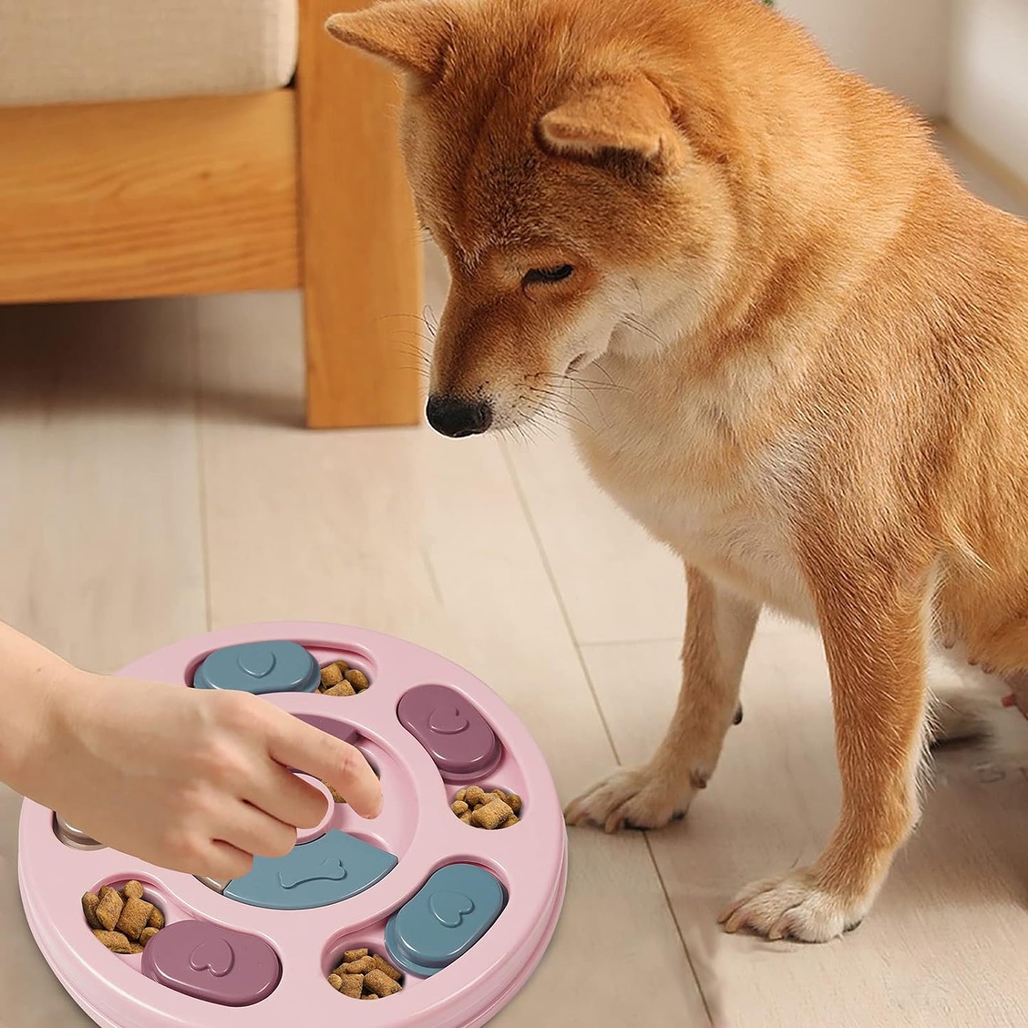 Dogs Food Puzzle Feeder Toys for IQ Training & Mental Enrichment