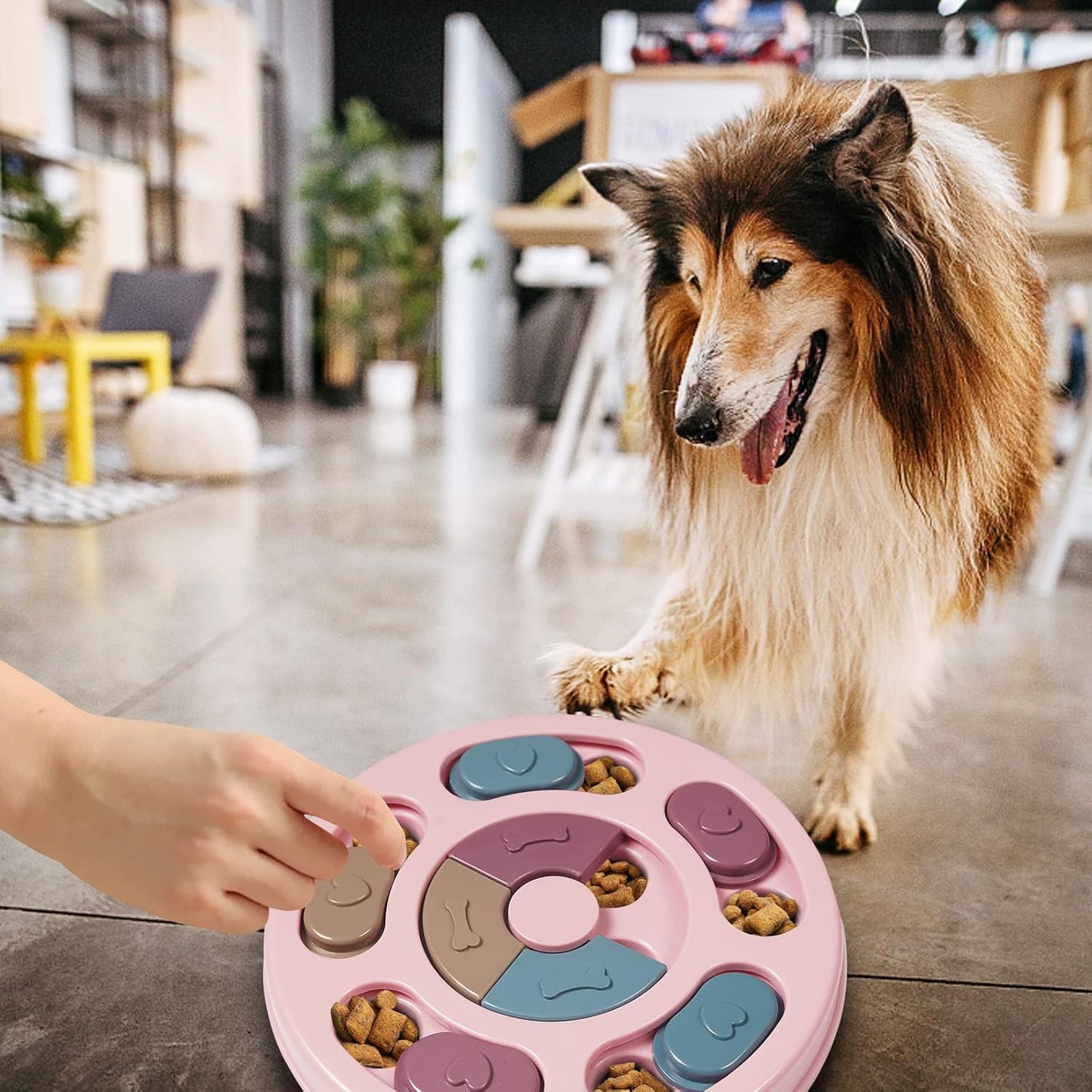 Dogs Food Puzzle Feeder Toys for IQ Training & Mental Enrichment