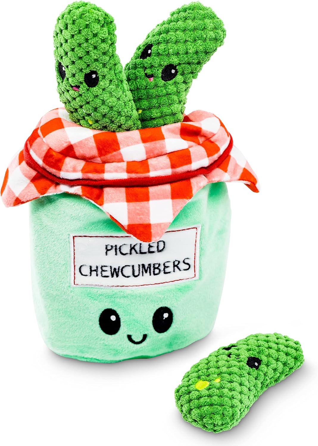 Plush Crinkle Squeaky Toy (Pickles)