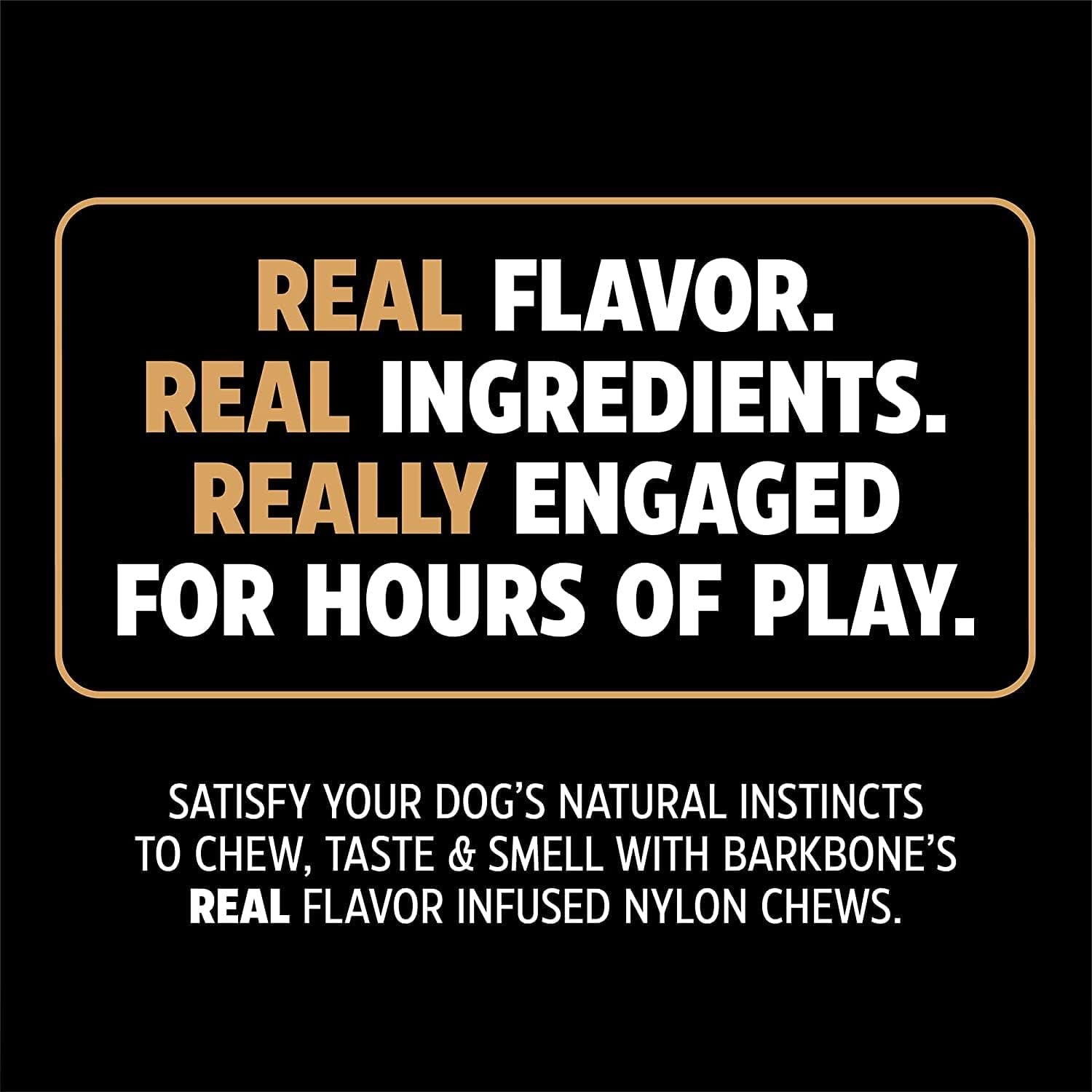 Nylon Stick Barkbone Peanut Butter Flavor - 10.75"