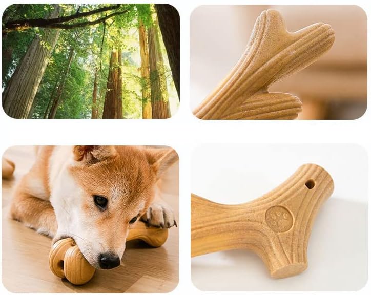 Deer Antlers Dog Chew Toy for Small Medium Large Dogs