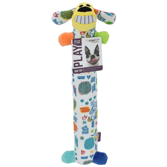 Multipet Smiling Loofa Dog Toy