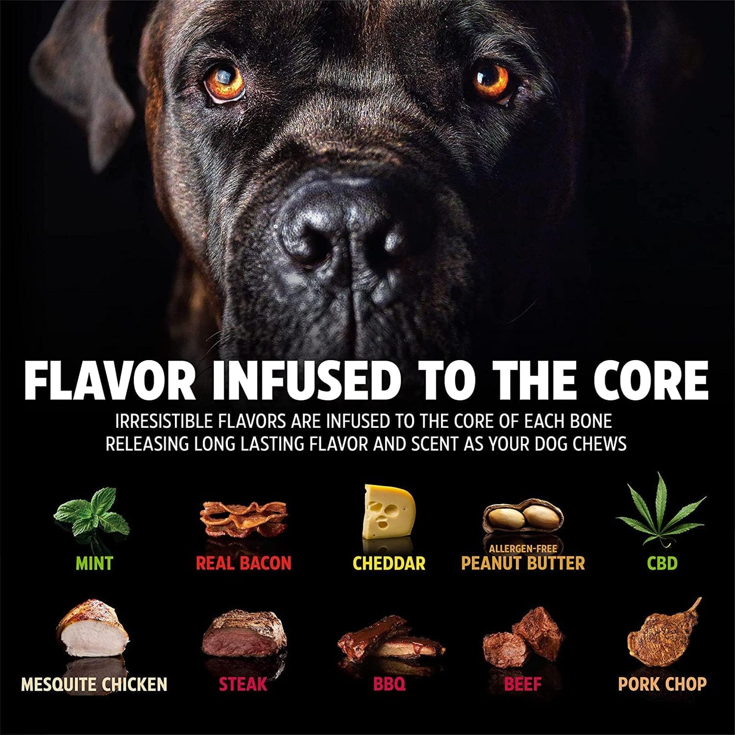 Nylon Stick Barkbone Peanut Butter Flavor - 10.75"