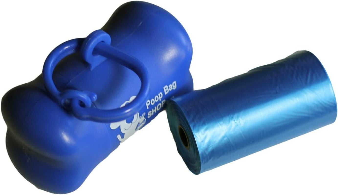 700-Count Dog Pet Waste Poop Bags, 35 Refill Rolls with Poop Bag Dispenser, Blue