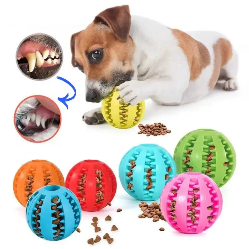 Toys for Dogs Rubber Dog Ball for Puppy Funny Dog Toys for Pet Puppies Large Dogs Tooth Cleaning Snack Ball Toy for Pet Products