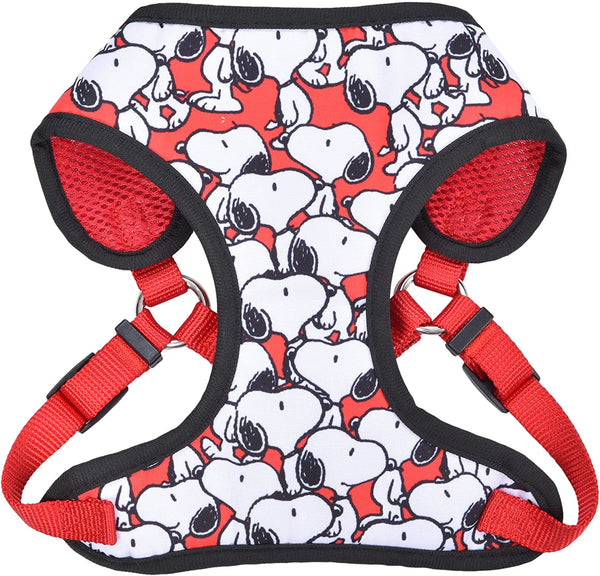 Charlie Brown Snoopy Red Dog Harness, Large | Large White Dog Harnesses with Red Features, Dog Harness for Large Dogs | No Pull Dog Harness, Dog Apparel & Accessories for All Dogs