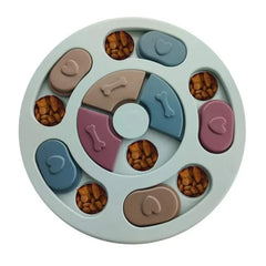 Dog Puzzle Toy Feeder Anti-Choking Training Slow Food Bowl Cat Dog Puzzle Food Game Training Pet Daily Feeding