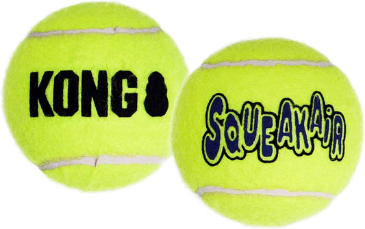 Air Dog Squeakair Dog Toy Tennis Balls, Medium, (Pack of 3)