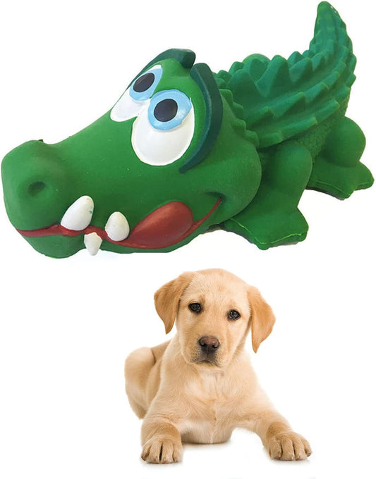 Crocodile Sensory Dog Toy Natural Rubber (Latex)