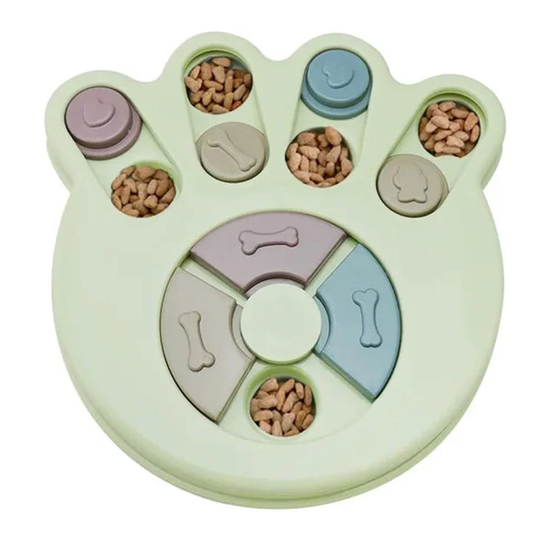 Dog Puzzle Toy Feeder Anti-Choking Training Slow Food Bowl Cat Dog Puzzle Food Game Training Pet Daily Feeding