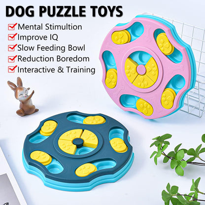 Interactive Puzzle Toy for Large, Medium, Small Smart Dogs