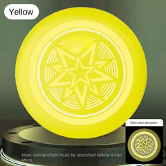 Glow-In-The-Dark Frisbee 175G Play Frisbee 10.73 Inches Lightweight Suitable for Outdoor Sports Dog Frisbee