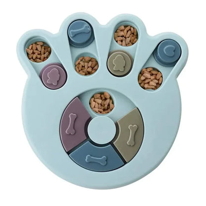 Dog Puzzle Toy Feeder Anti-Choking Training Slow Food Bowl Cat Dog Puzzle Food Game Training Pet Daily Feeding